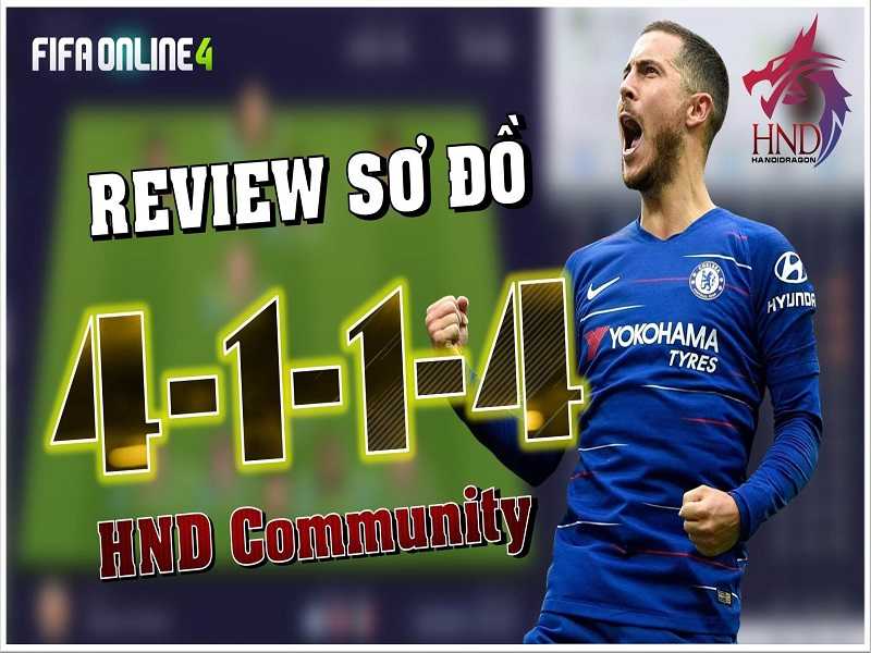 Khám phá đội hình 4-1-1-4 tấn công tổng lực của FIFA Online