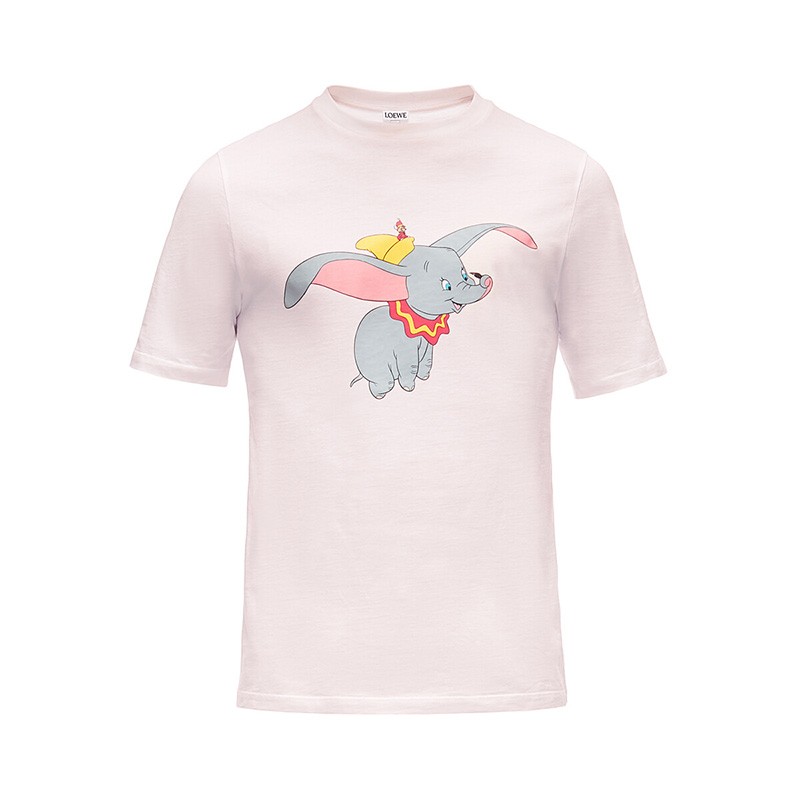Loewe Dumbo T-Shirt Baby Pink Outlet Loewe Cheap Sale Store