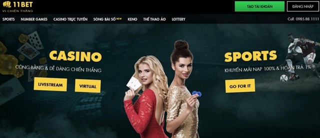 11bet - Đỉnh cao của casino trực tuyến và cá cược thể thao