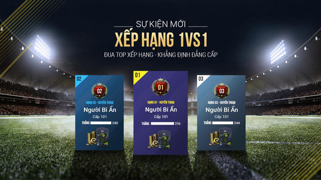 Xếp hạng Ranking FO4 - Xếp đội hình trở thành nhà vô địch