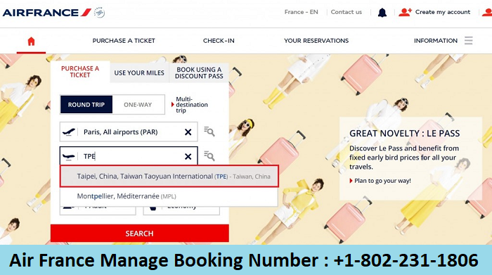 Air France Manage Booking Number 1-802-231-1806