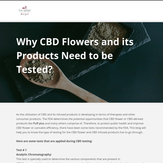 Why CBD Flowers and its Products Need to be Tested?