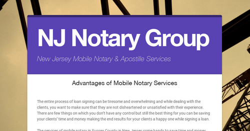 NJ Notary Group  | Smore Newsletters