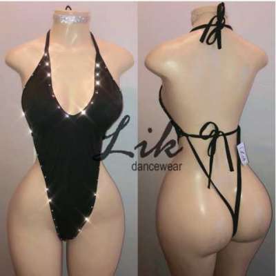 Buy Scribble High Cut Tie Back One Piece Profile Picture