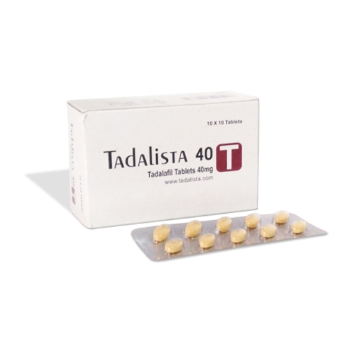 Tadalista 40 mg (Tadalafil) Tablet/Pills | Generic Cialis |【20% Off】