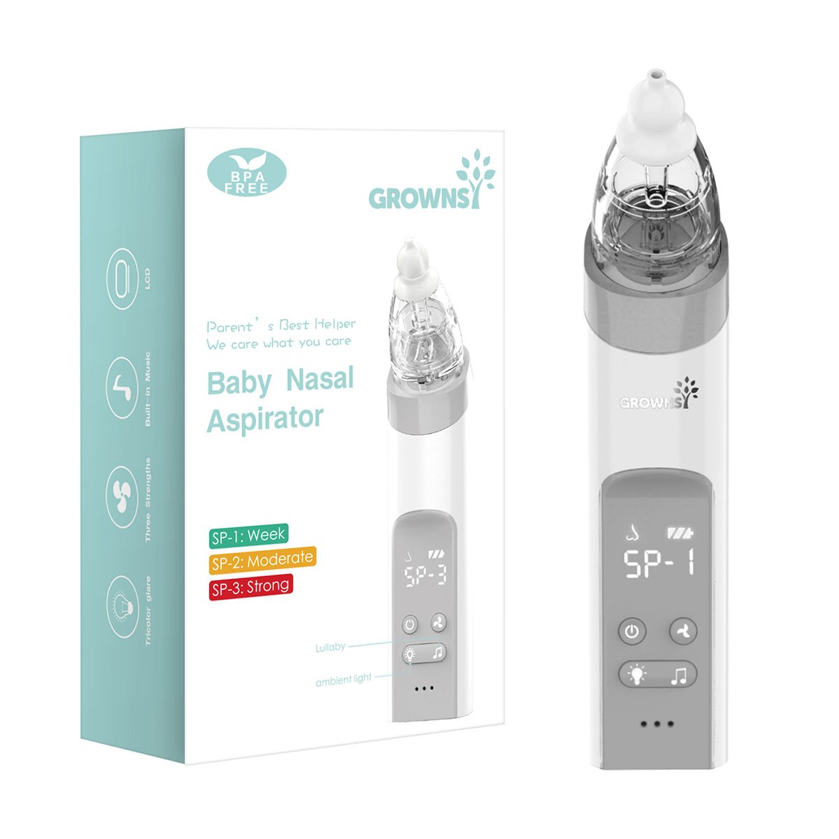 Grownsy Baby Nasal Aspirator Nose Cleaner for Sale – GrownsyOfficial