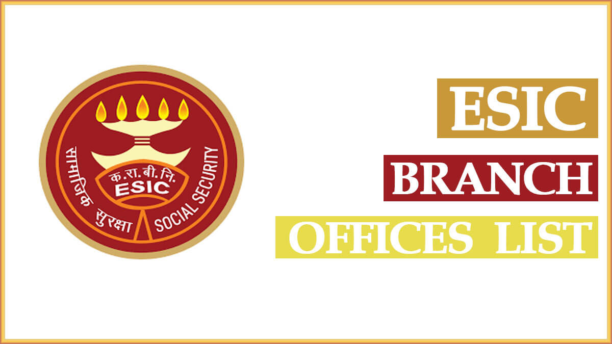 ESIC Branch Offices List 2021 PDF in Haryana