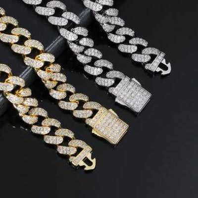 12 MM DIAMOND ICED MIAMI CUBAN CHAIN Profile Picture