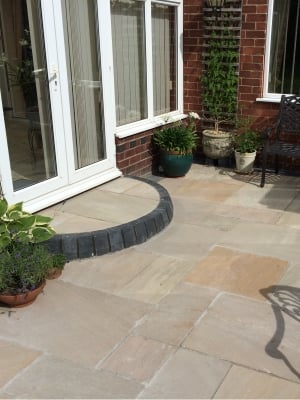 Raj Green Sandstone Paving Slabs - Royale Stones