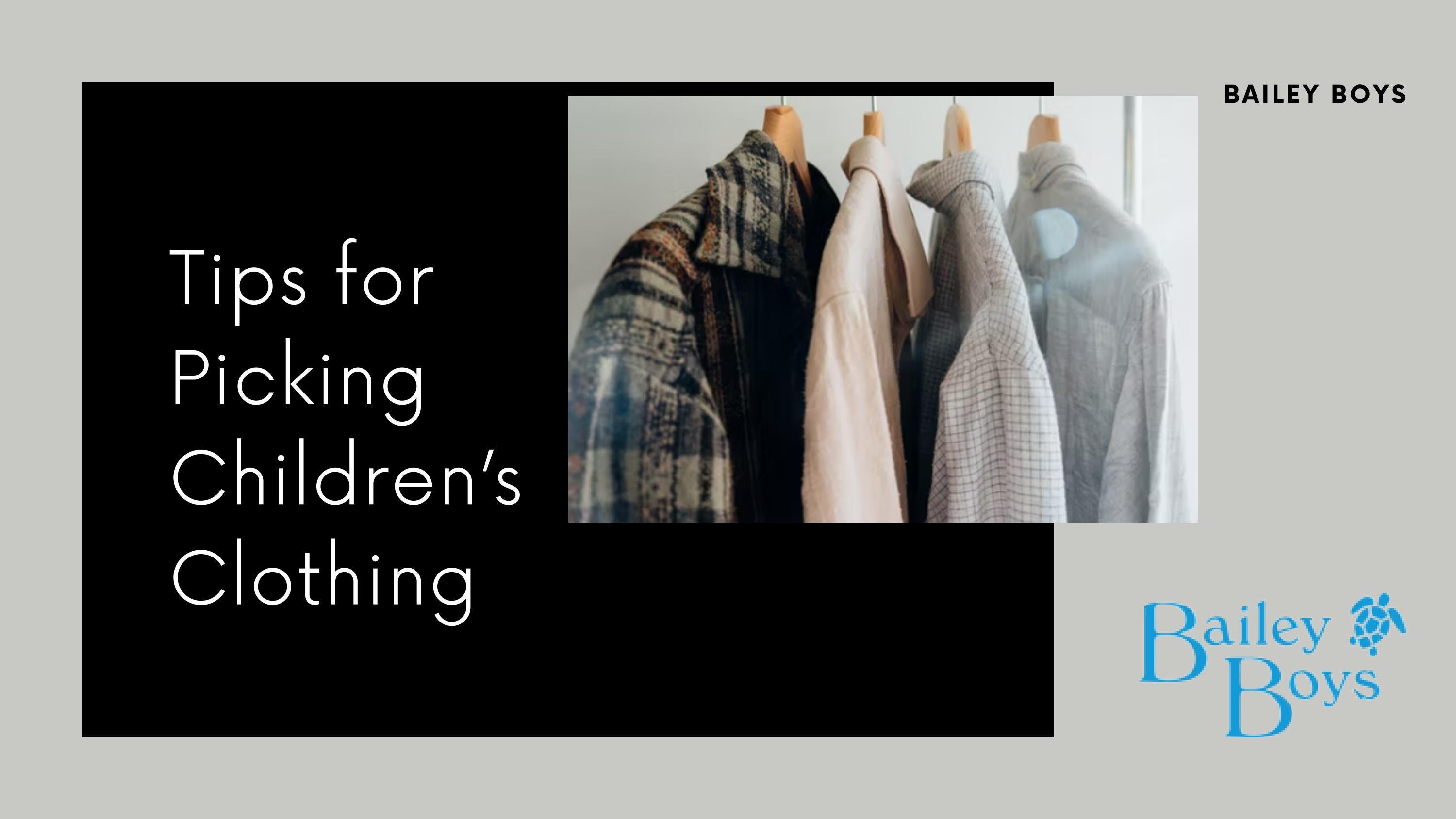 Tips For Picking Children's Clothing