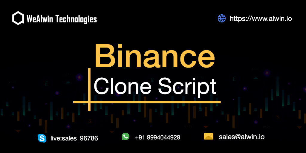 Binance Clone Script | Binance Clone App | Binance DEX Clone Script