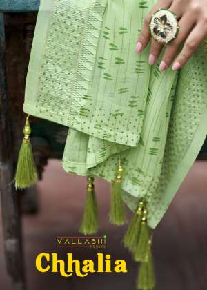 VALLABHI PRINT CHHALIA  ATTRACTIVE LOOK SAREE CATALOG