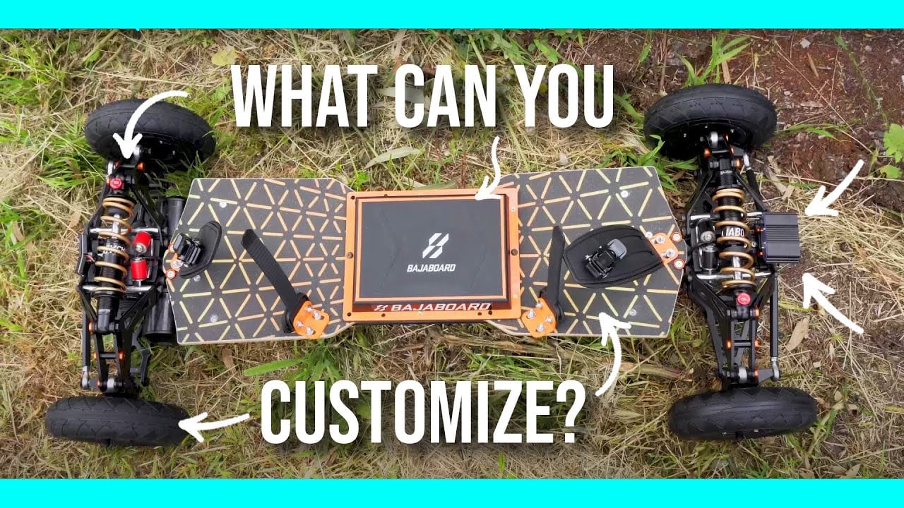 How much can you customize on a Bajaboard? - YouTube