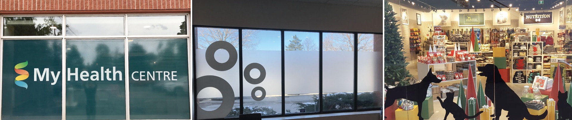 Windows Frosting Film Mississauga: Frosted Window Film Designs | SSK Signs