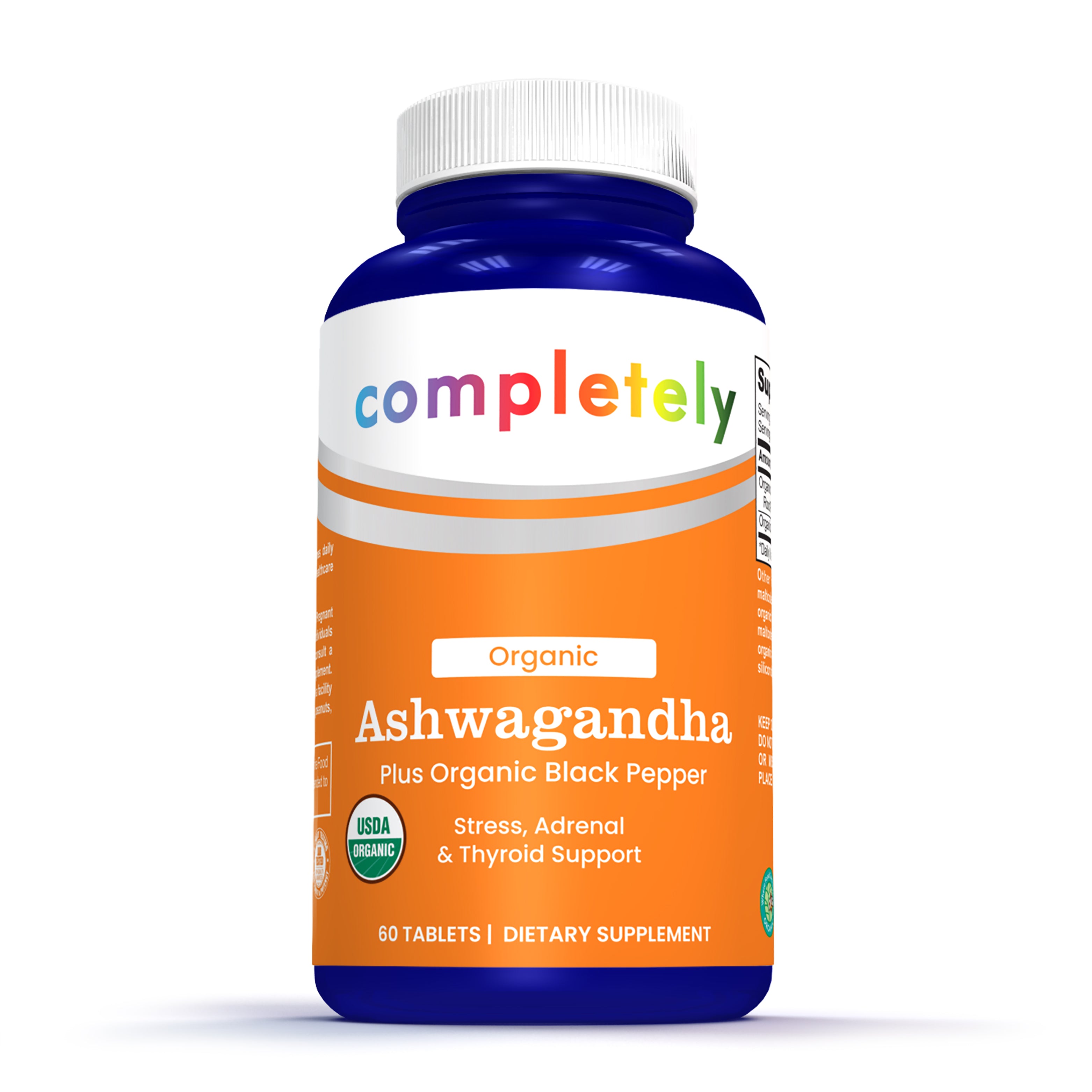 Completely Advanced Organic Ashwagandha | All Natural Stress Relief Capsules – Completely Naturals