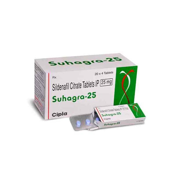 Suhagra 25 Mg Tablet: Buy Suhagra 25 (Sildenafil), Dosage
