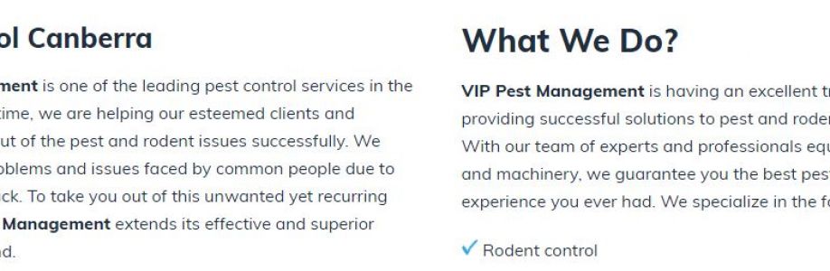 VIP Pest Control Canberra Cover Image