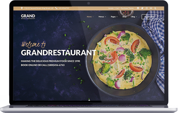 Best Restaurant Website Design | Online Menus – Menus by Design