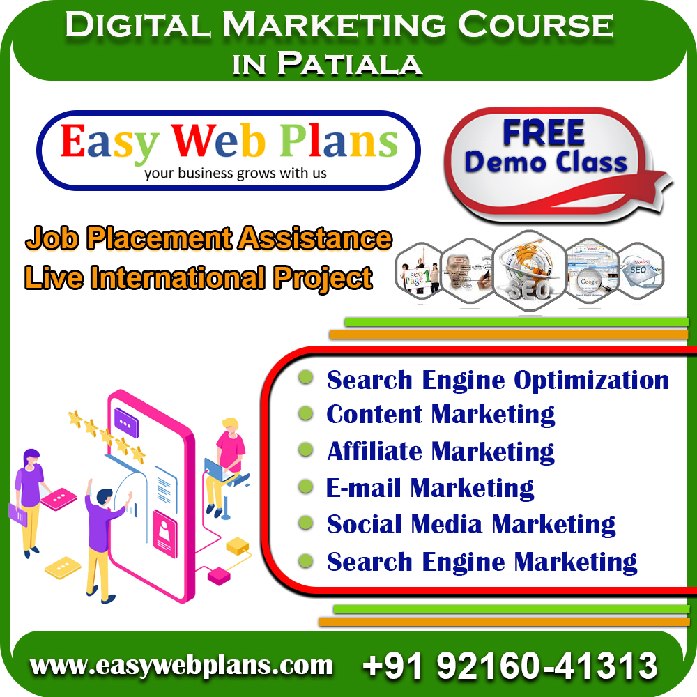 No.1 Best Digital Marketing Course in Patiala