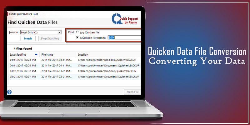Easy Way to convert Quicken data files? 1-855-233-5515