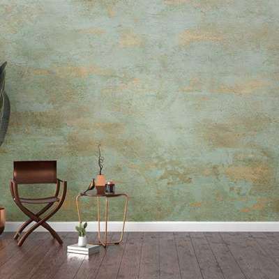 Copper Patina Accent Wallpaper Mural Profile Picture