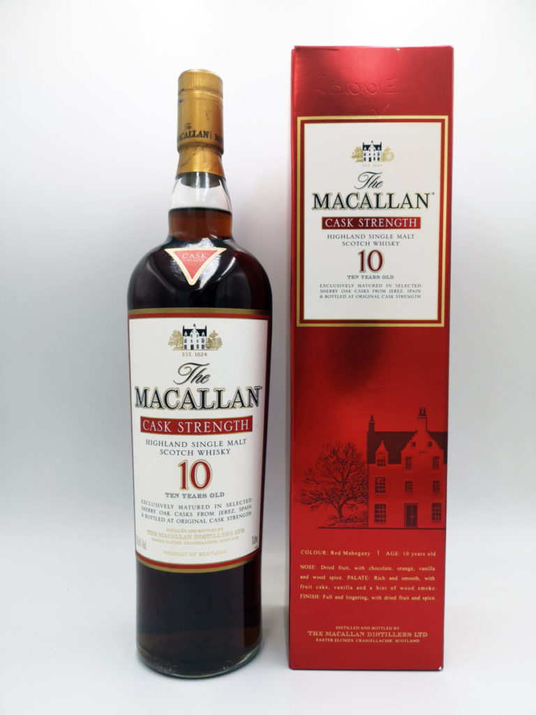 Macallan 10 Year Old Cask Strength (1 litre) - The Rare Japanese And Scotch Whisky Shop