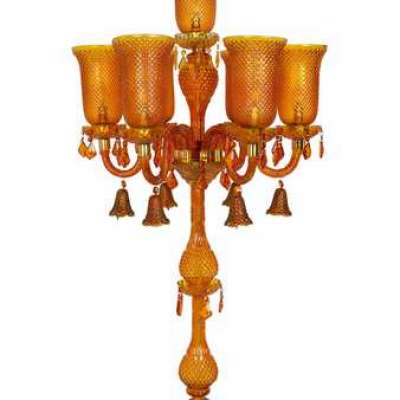 Classic 7 Lights Elegant Glass Chandelier Floor Lamp Profile Picture