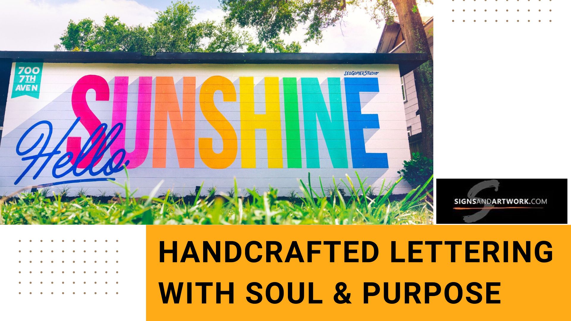 HANDCRAFTED LETTERING WITH SOUL & PURPOSE