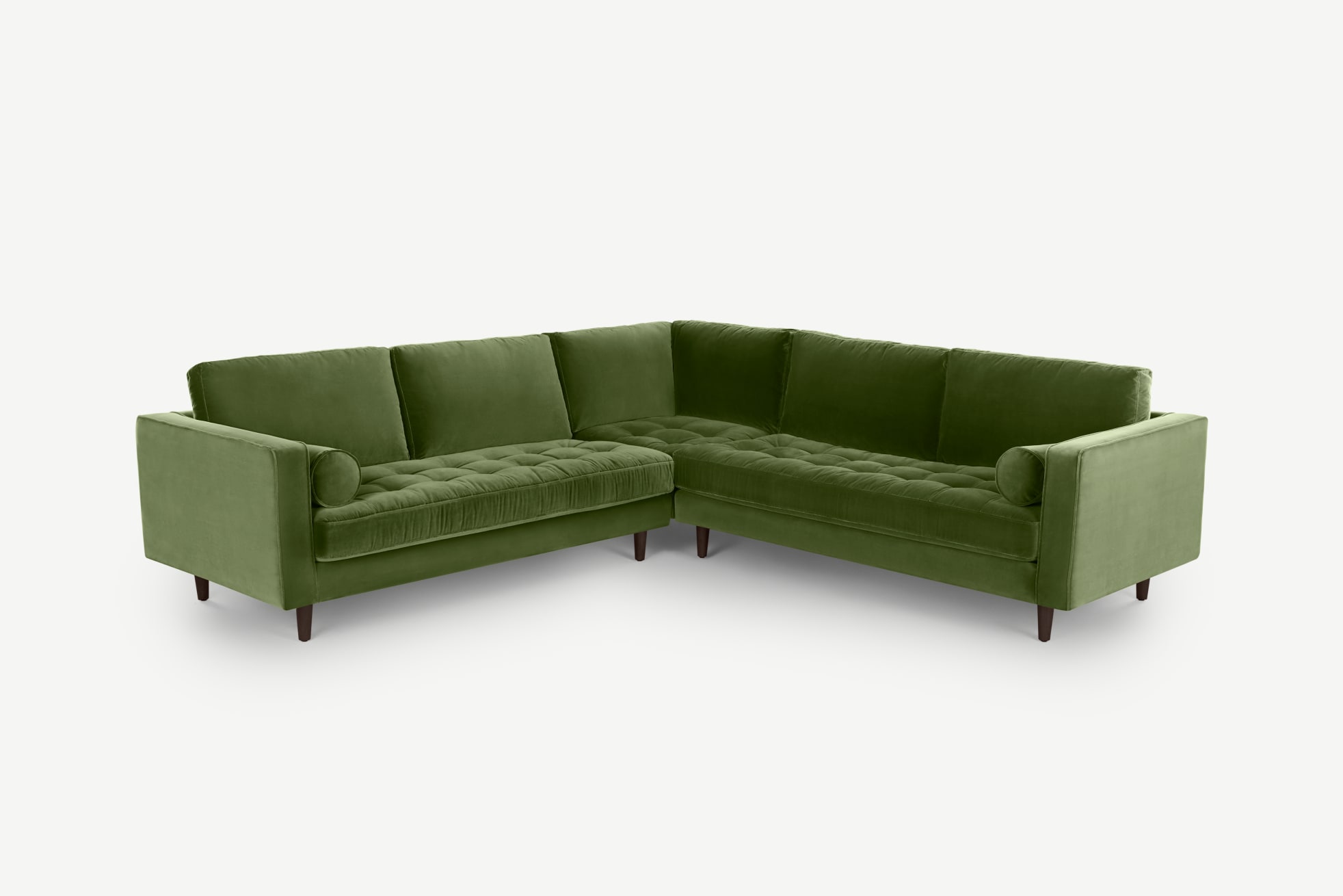 Scott Corner Velvet Sofa - Available in 9 Colours - Splendour Sofas