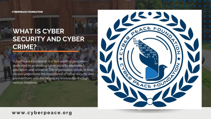 PPT - What is Cyber Security and Cyber Crime? |  CyberPeace Foundation PowerPoint Presentation - ID:11524365