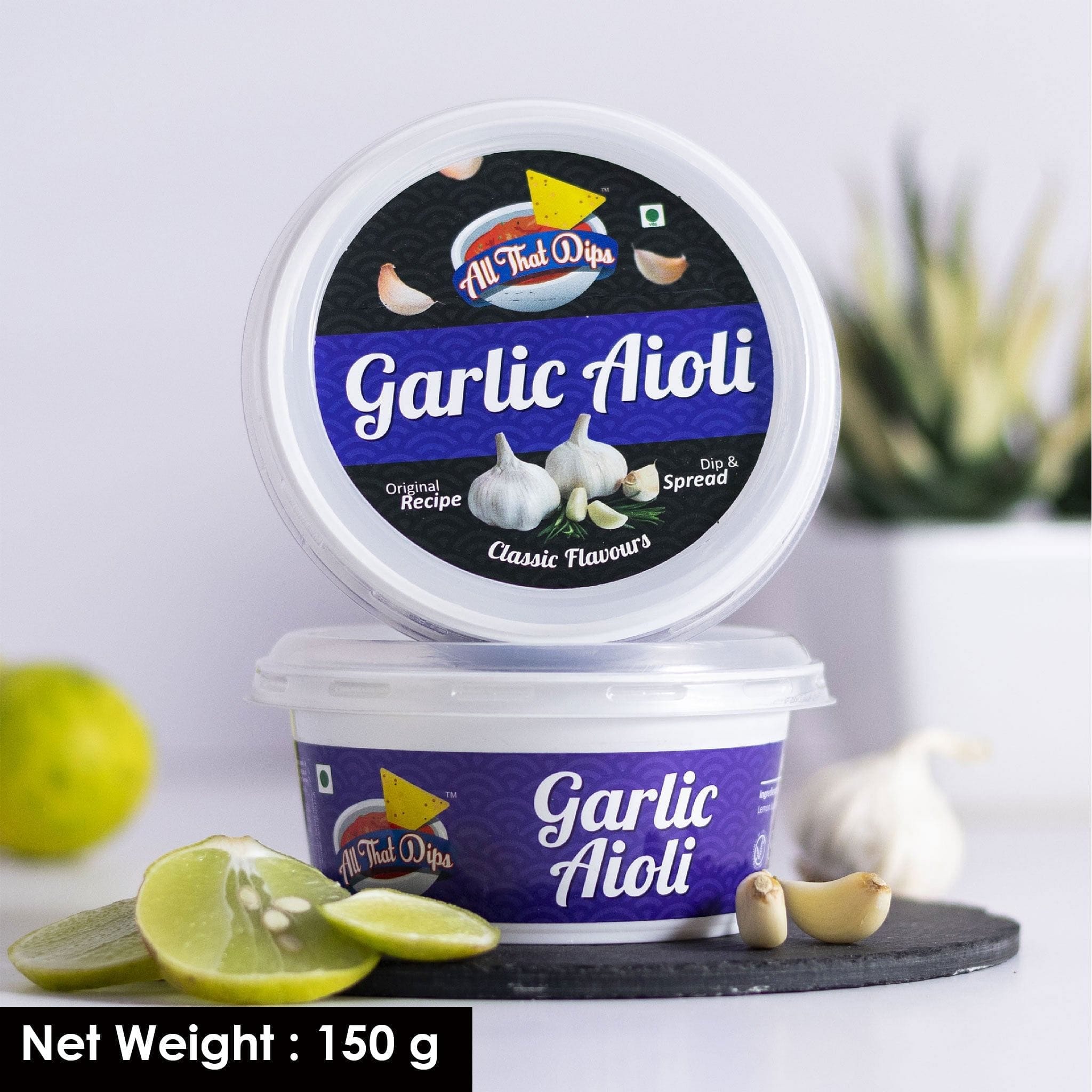 Buy All That Dips Garlic Aioli Dip | Creamy & Rich - Bechef