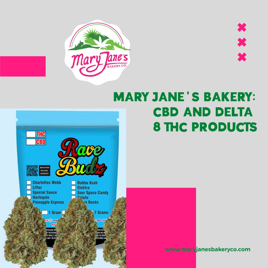Mary Jane’s Bakery: CBD And Delta 8 THC Products | by Mary Jane’s Bakery | May, 2023 | Medium