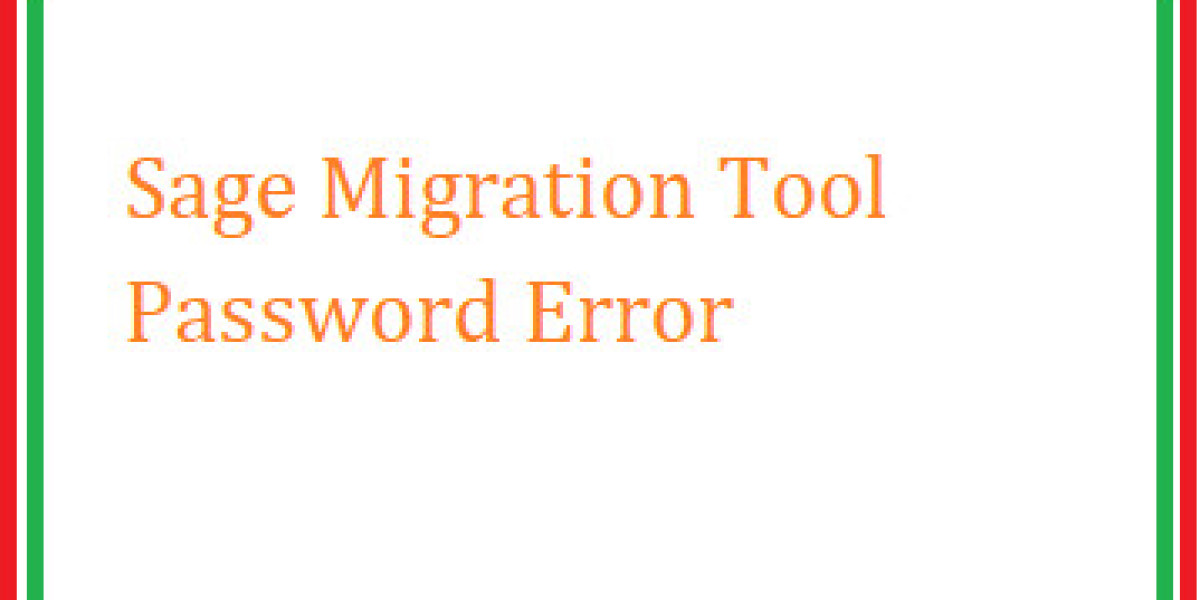 Sage Migration Tool Password Error