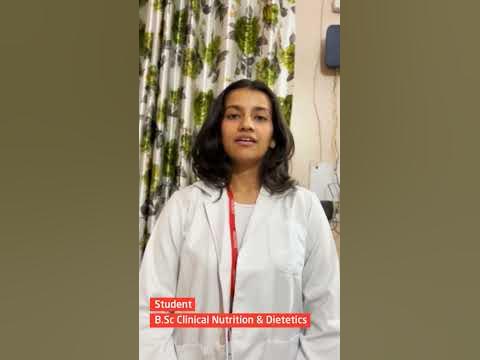 B.Sc Clinical Nutrition & Dietetics student at Santosh Institute of Allied Health Sciences - YouTube