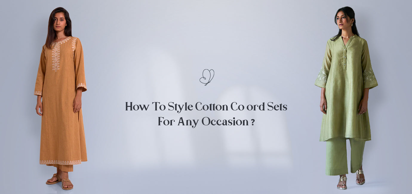 How to Style Cotton Co-ord Sets for Any Occasion | Ganga Fashions