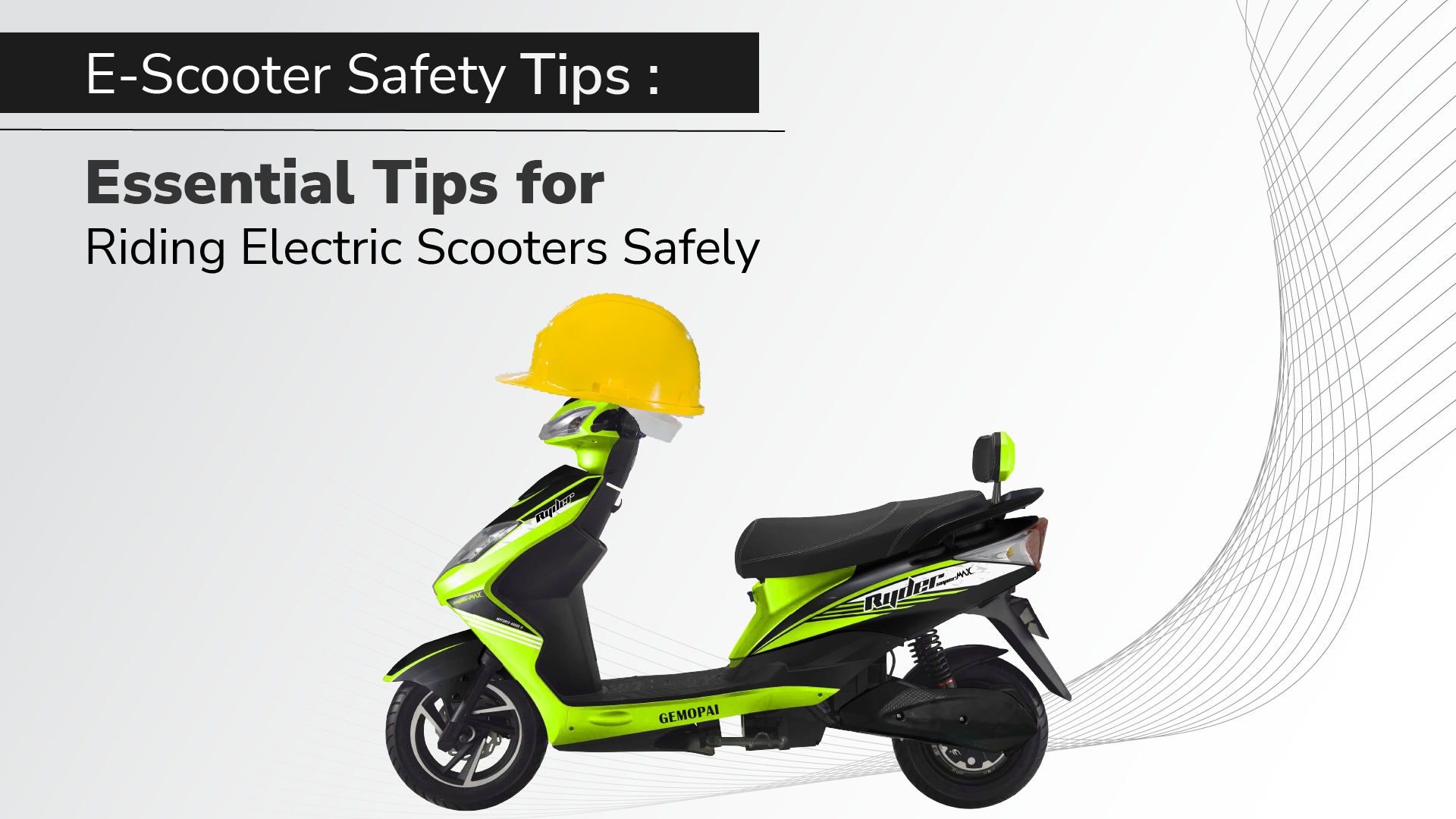 Electric Scooter Safety Tips: Tips for Riding Electric Scooters Safely