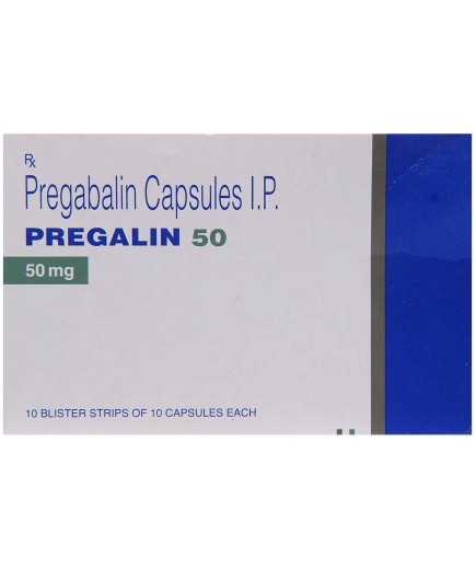 Pregalin 50 mg Capsule (Pregabalin) Treat Neuropathic Pain