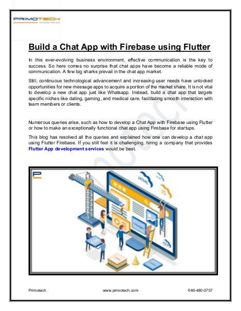 Build A Chat App With Firebase Using Flutter Th..