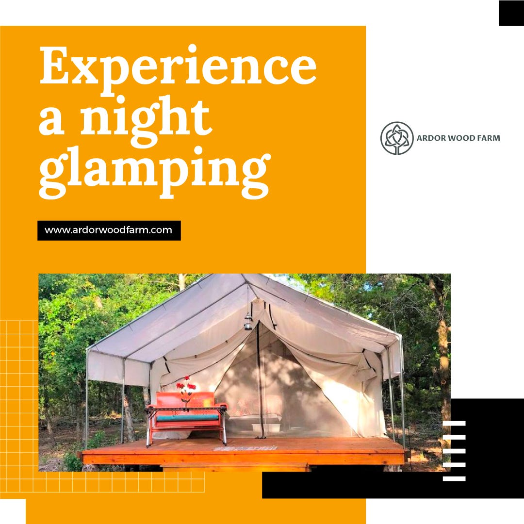 Discover the Comforts of Glamping at Our Farm Retreat | by Ardor Wood Farm | Aug, 2023 | Medium