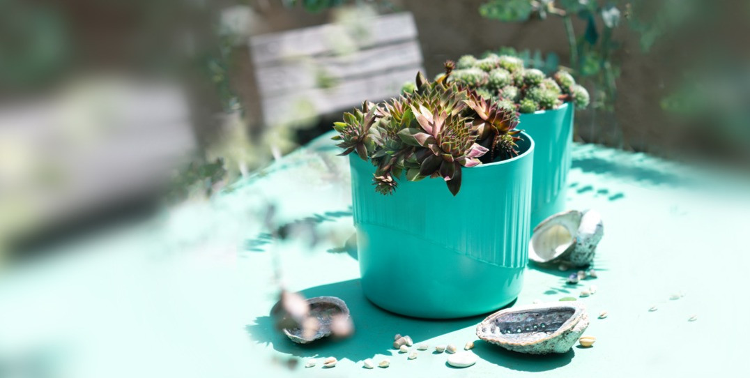 Ocean Plastic Plant Pots | Ecotribo.com