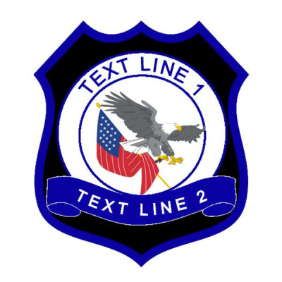 EAGLE LANDING FLAG SHIELD SECURITY PATCH Profile Picture