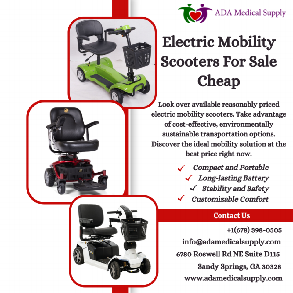 Electric Mobility Scooters For Sale Cheap