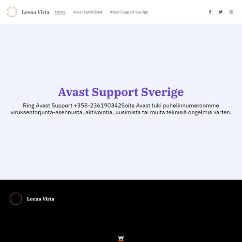 Avast Support Sverige | leenavirta.website3.me