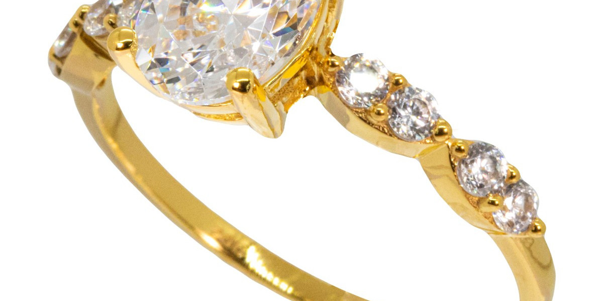 "Radiant Vows: The Elegance of 22ct Gold Engagement Rings"