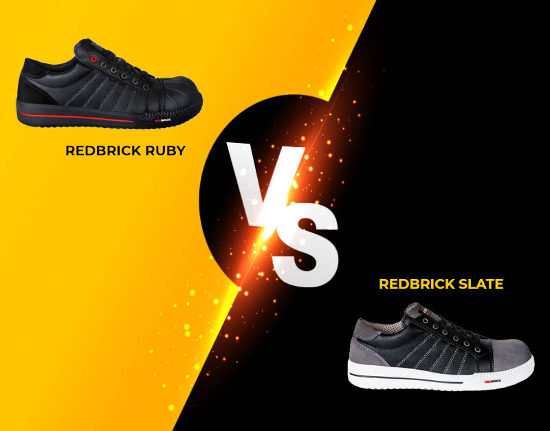 Werksneakers Redrick Slate vs Redbrick Ruby