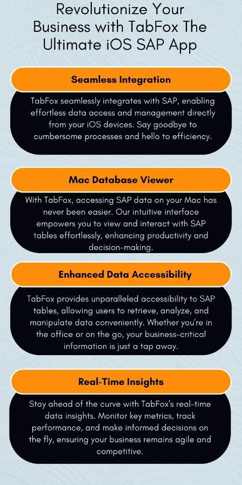 Unlock the Power of SAP Tables with TabFox Your Mac Database Viewer