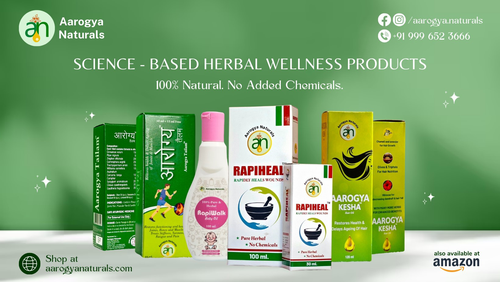 Aarogya Naturals | Science-Based All-Natural Health and Wellness Products