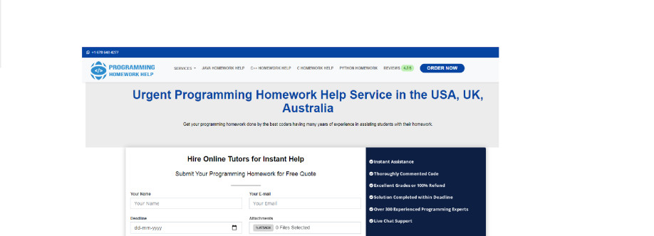 Programming Homework Help Cover Image