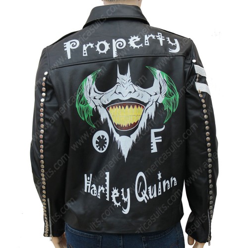 Property Of Joker Harley Quinn Leather Jacket | Joker Jacket