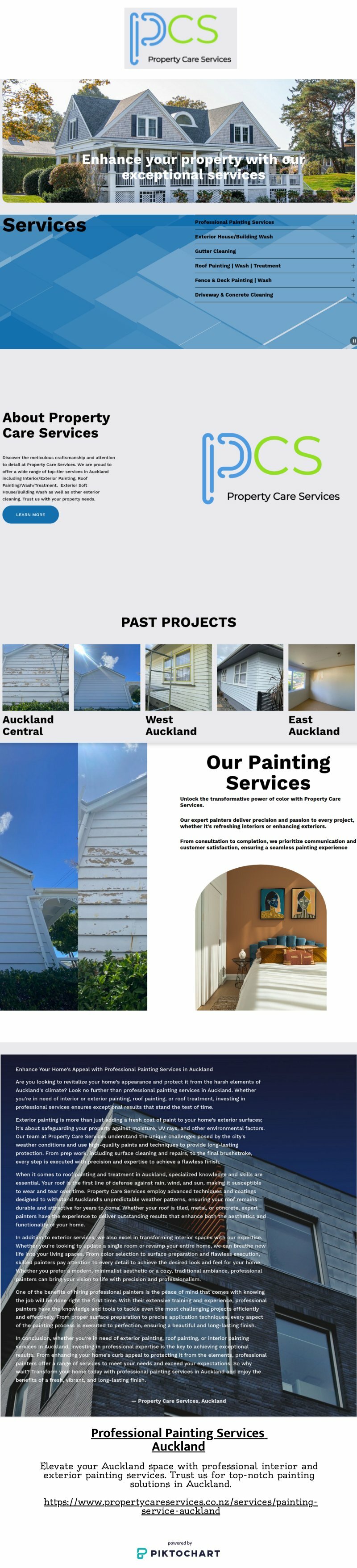 Professional Painting Services Auckland | Piktochart Visual Editor